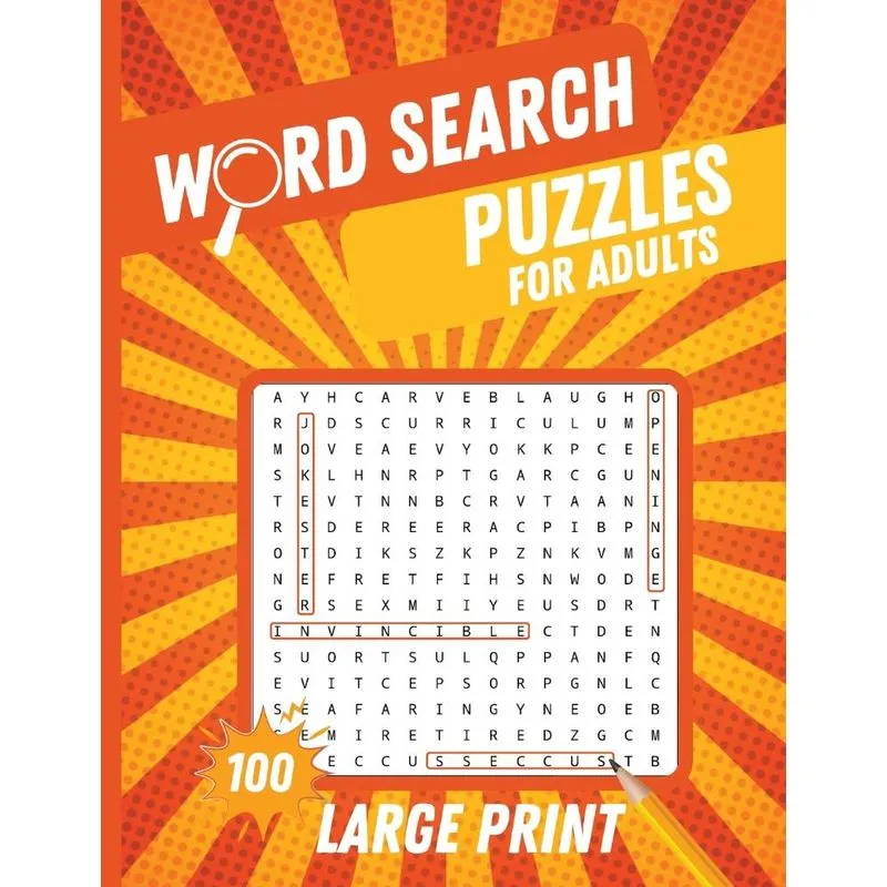 Word Search Puzzles For Adults