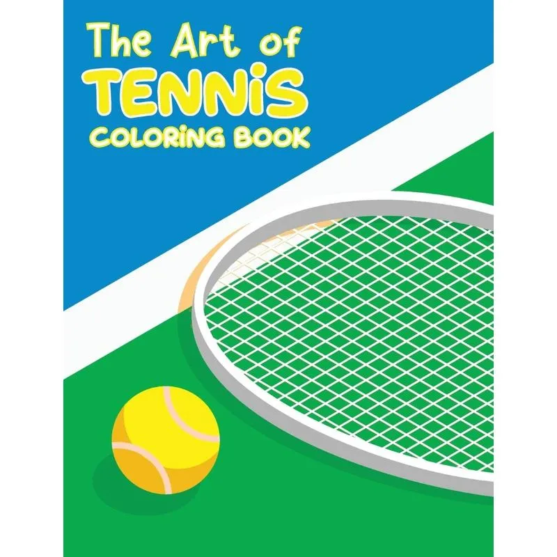 The Art of Tennis Coloring Book