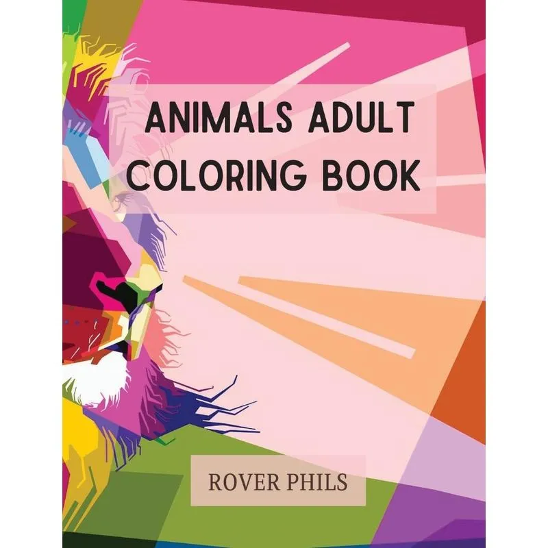 Animals Adult Coloring Book