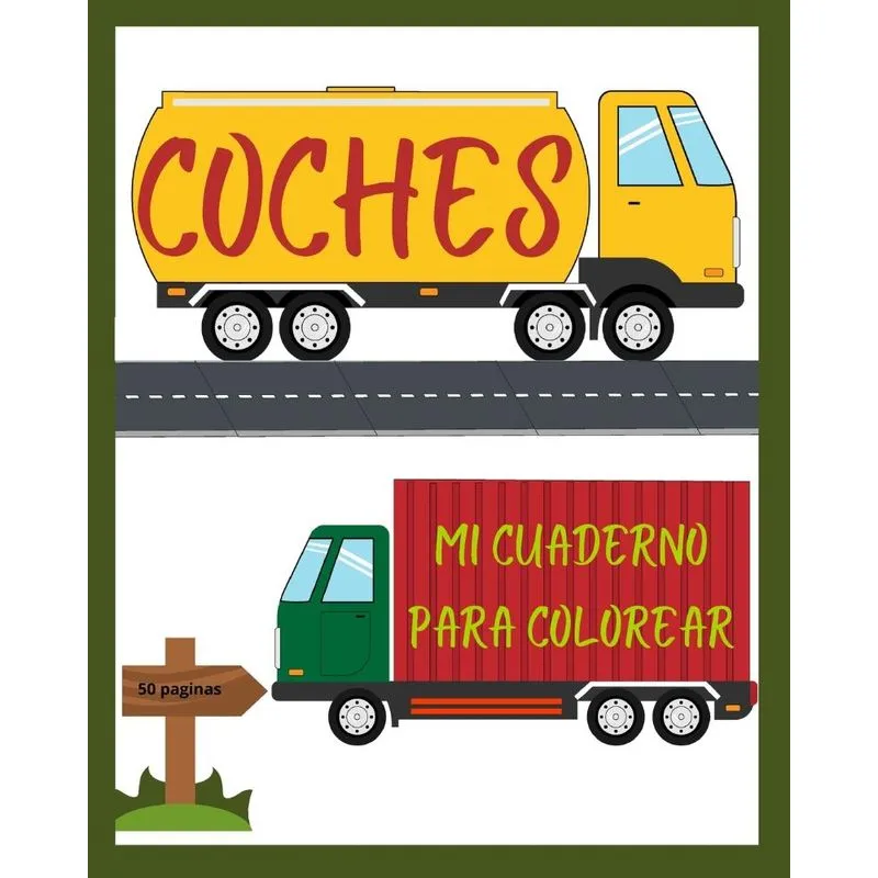 Mi cuaderno para colorear coches