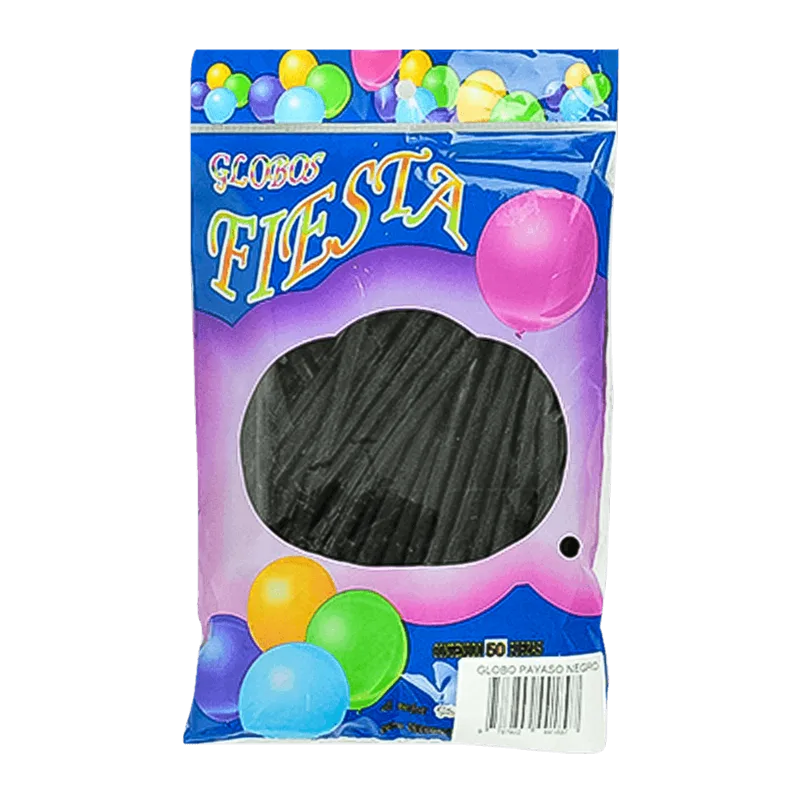 Globos Payasos Negro Set 50 Piezas