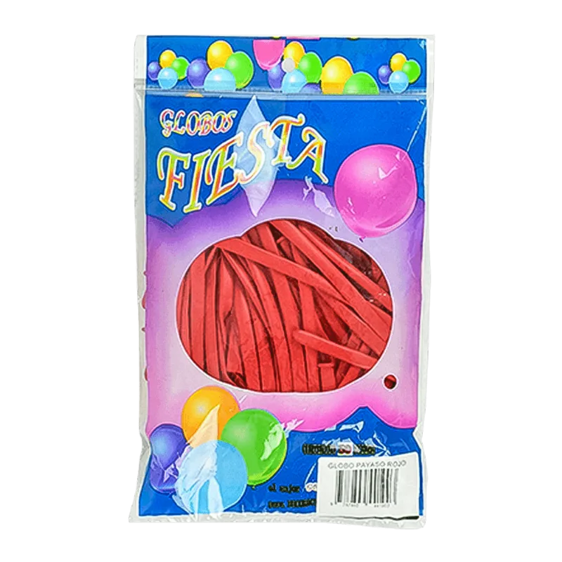 Globos Payasos Rojos Set 50 Piezas