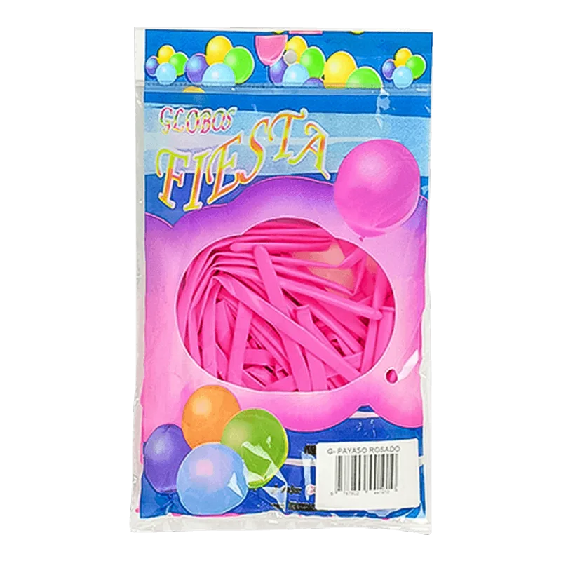 Globos Payasos Rosados Set 50 Piezas