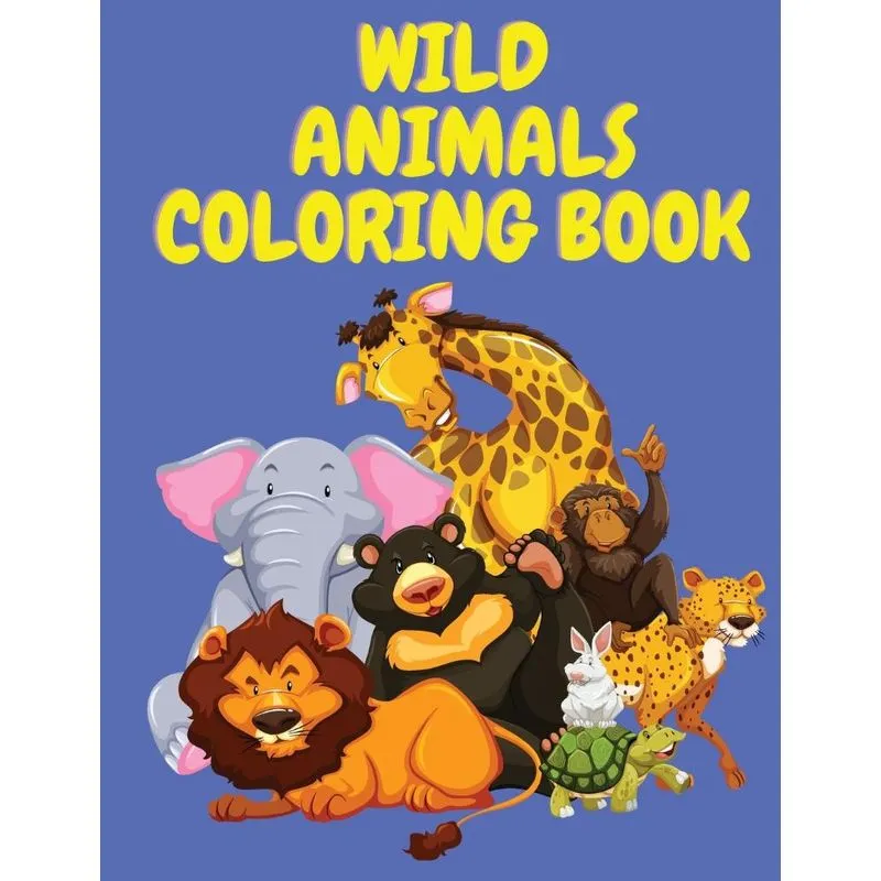 Wild Animal Coloring Book