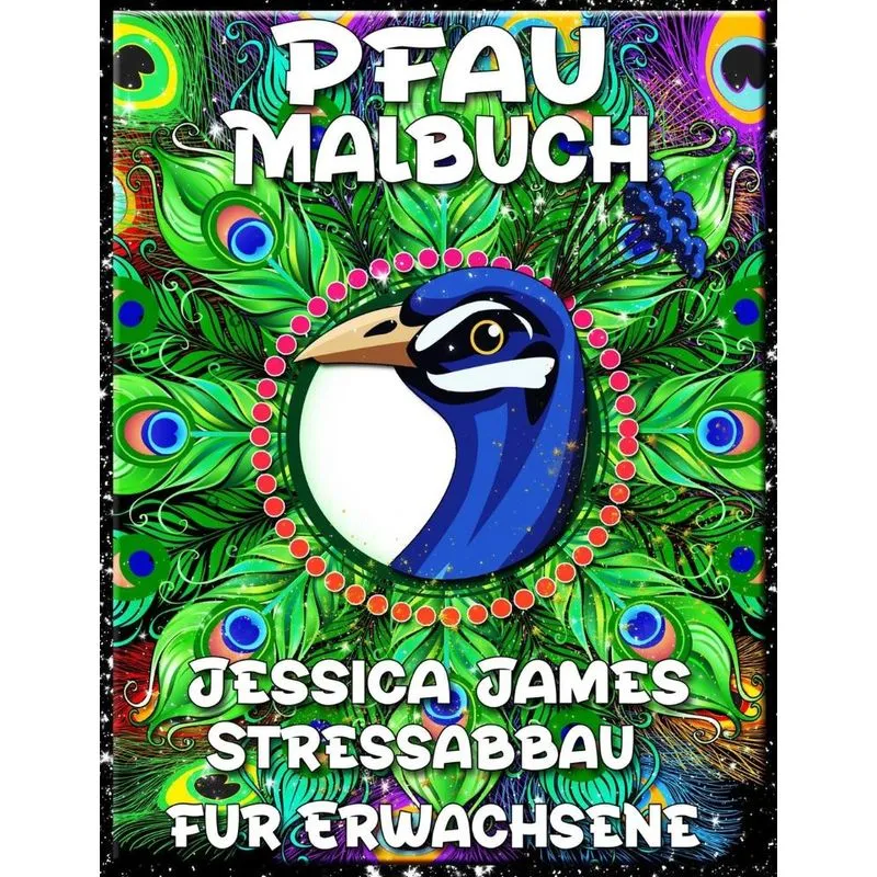 Pfau Malbuch Stressabbau fur Erwachsene