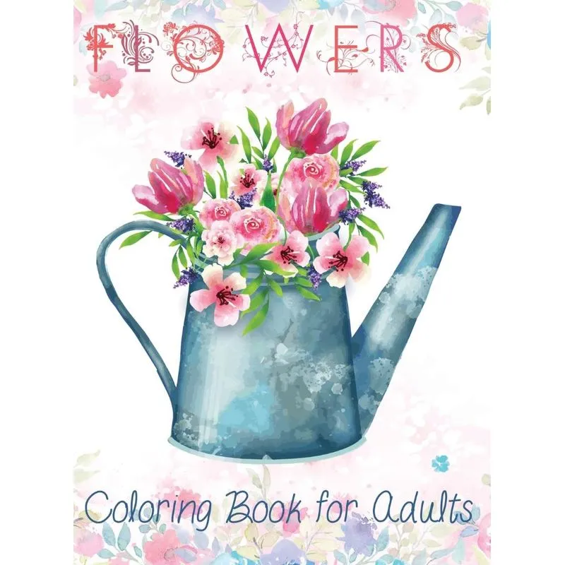 Flowers Coloring Book for Adults