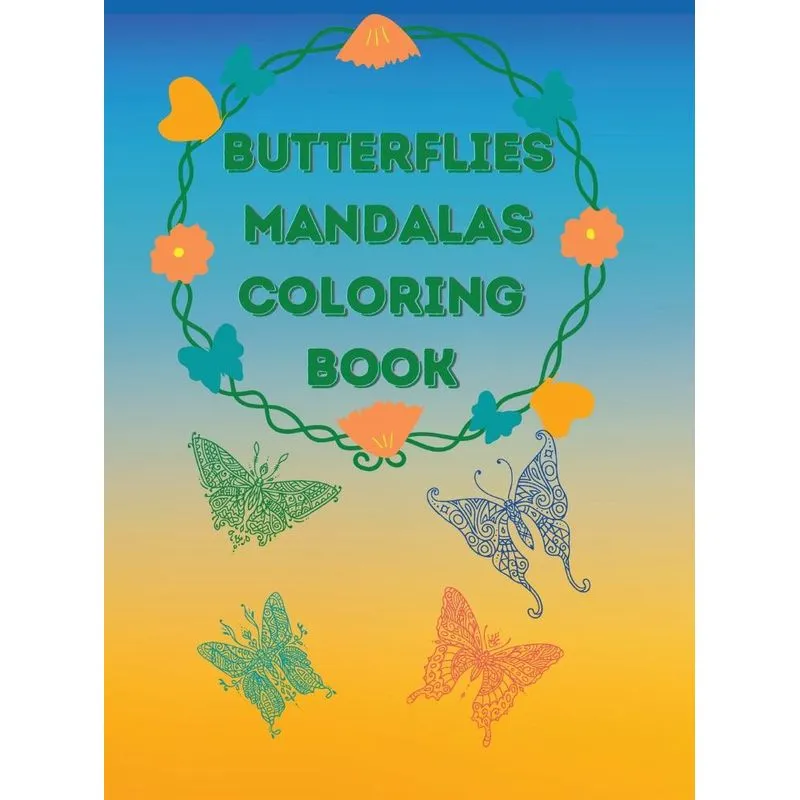 Butterflies Mandalas Coloring Book