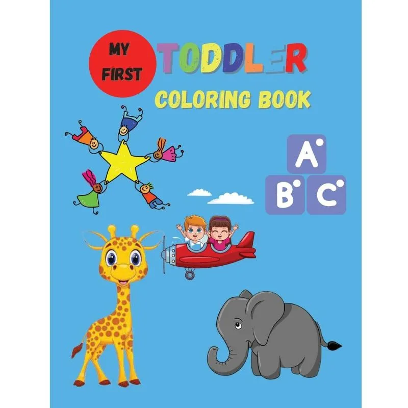 My First Toddler Coloring Book