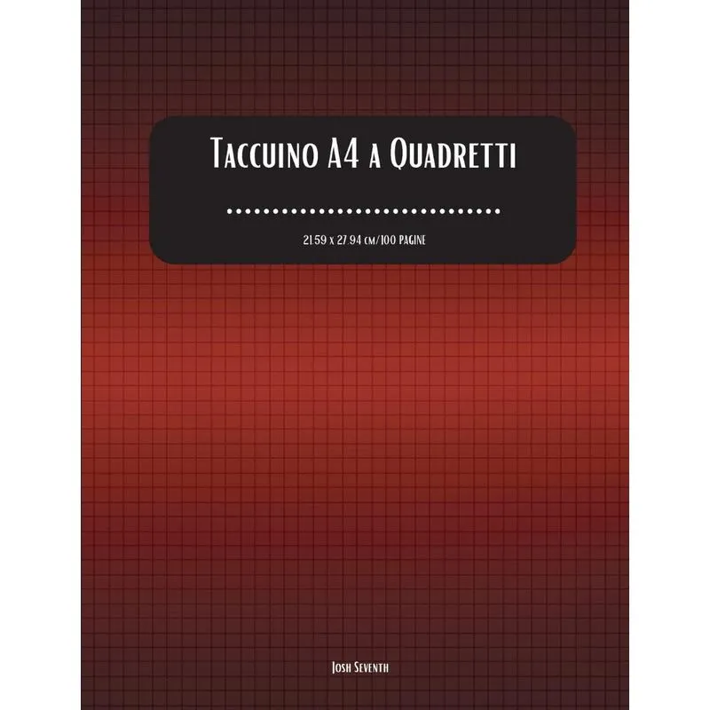 Taccuino A4 a Quadretti