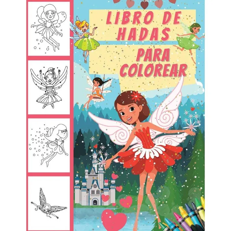Libro de hadas para colorear