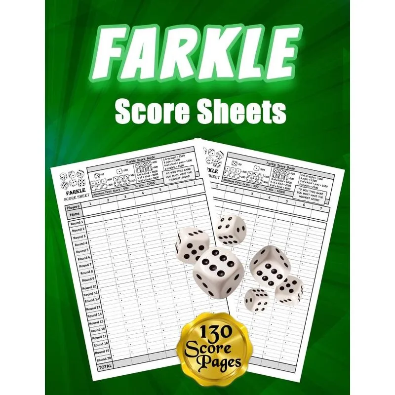 Farkle Score Sheets
