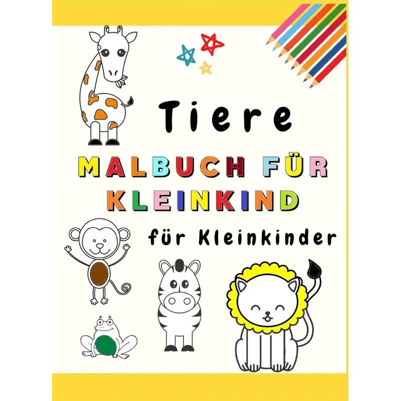Tiere Malbuch für Kleinkinder