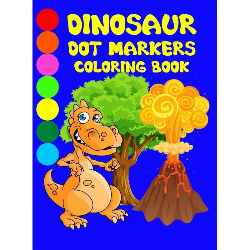 Dinosaur Dot Markers Coloring Book