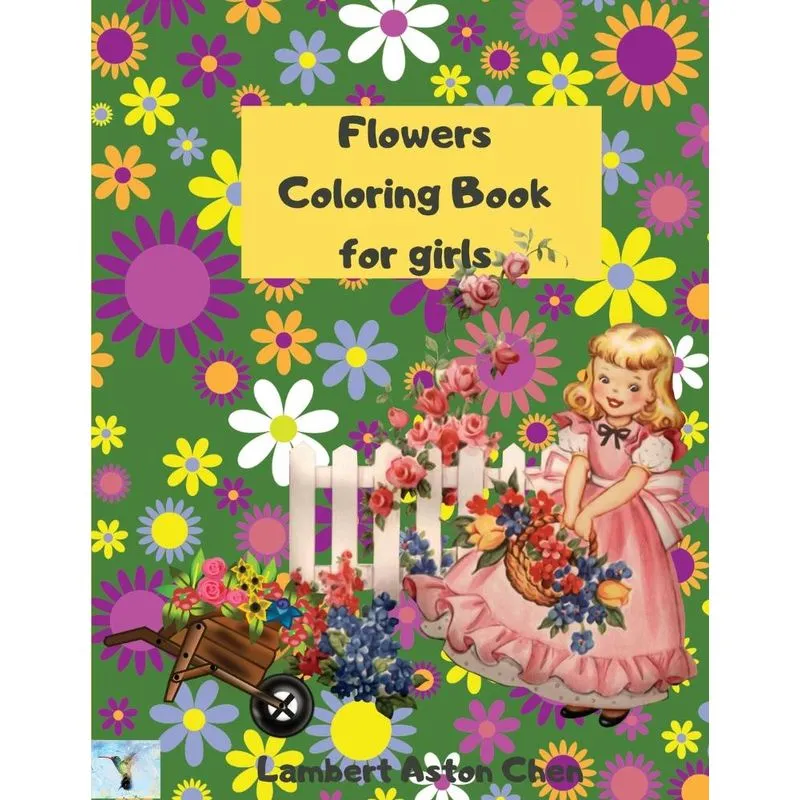 Flowers Coloring Book for girls