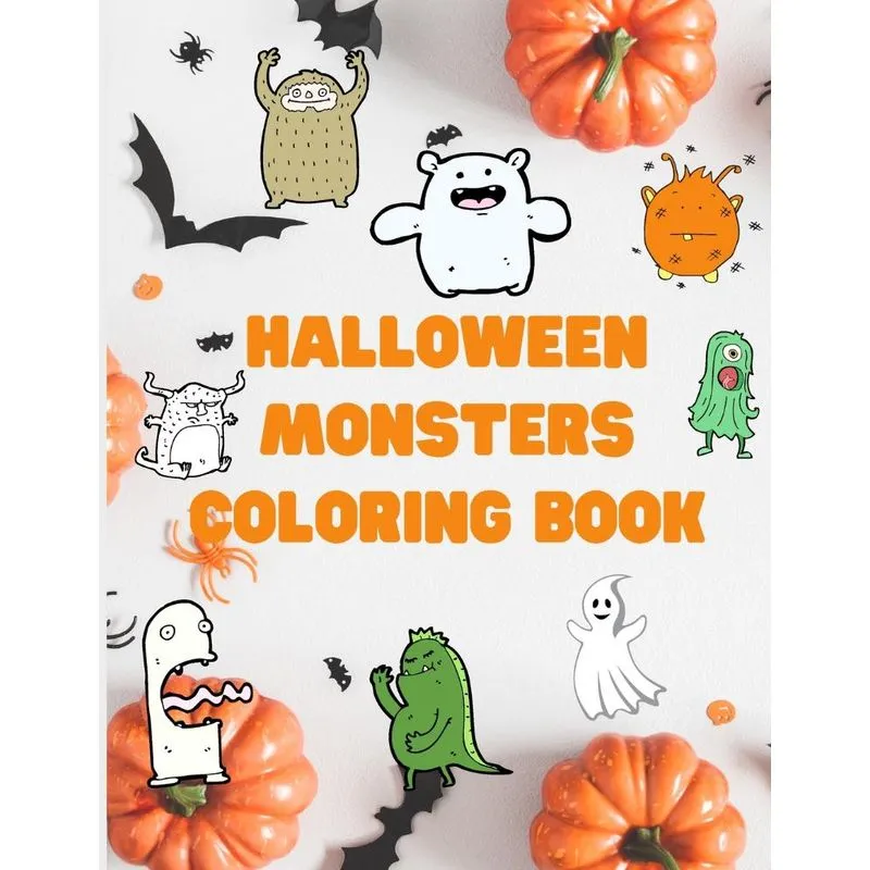 Halloween Monsters Coloring Book