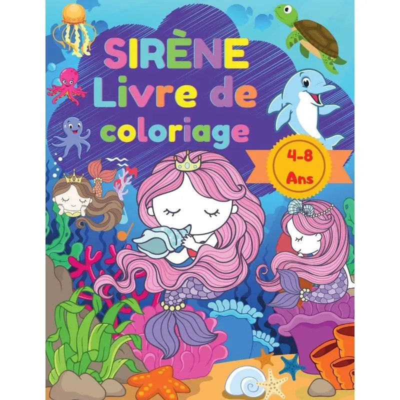 Sirène Livre de Coloriage