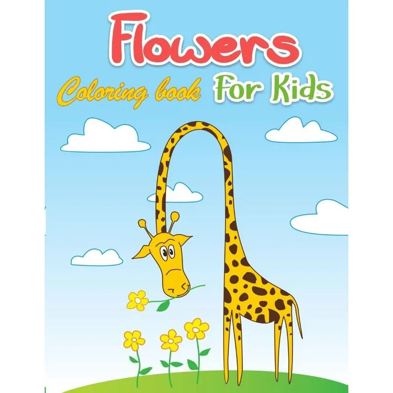 Flowers Coloring Book For Kids