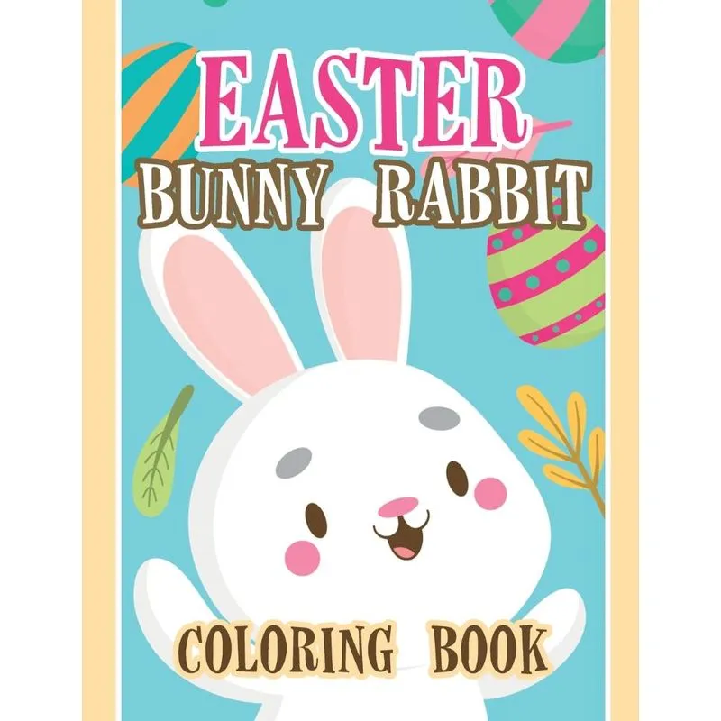 Easter Bunny Rabbit Coloring Book