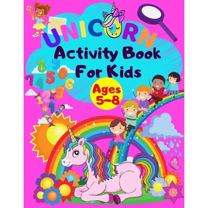 Unicorn Activity Book For Kids