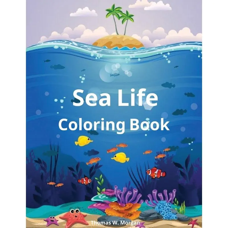 Sea Life Coloring Book