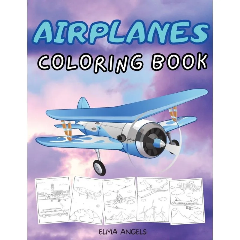 Airplanes Coloring Book