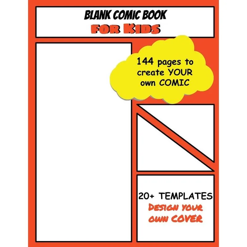 Blank Comic Book for Kids