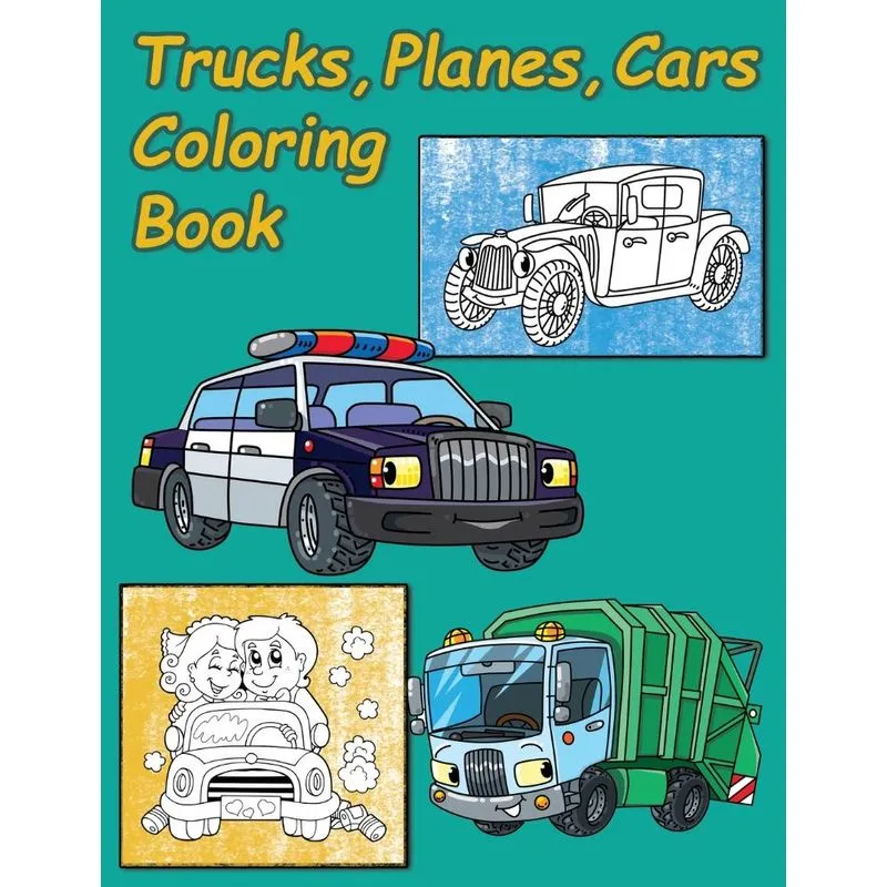 Cars Coloring Book for Kids