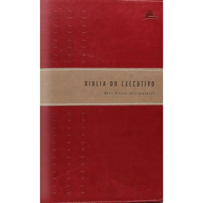 BÍBLIA DO EXECUTIVO NVI – CAPA VINHO E PRATA