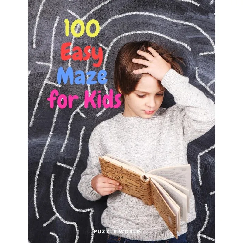 100 Easy Mazes for Kids
