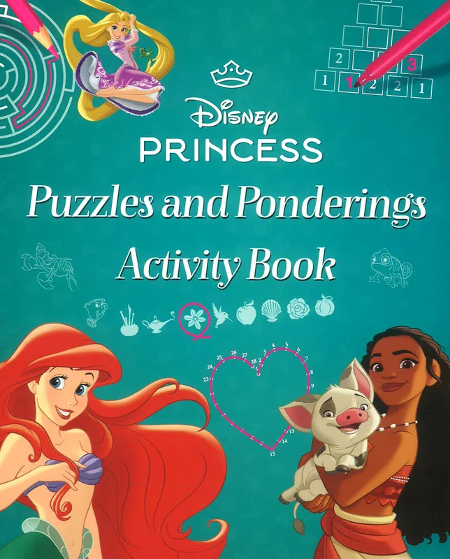 Disney Princess: Puzzles And Ponderings Activity Book