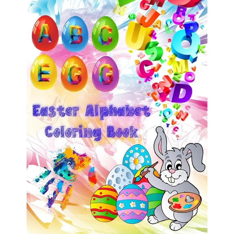 Easter Alphabet Coloring Book