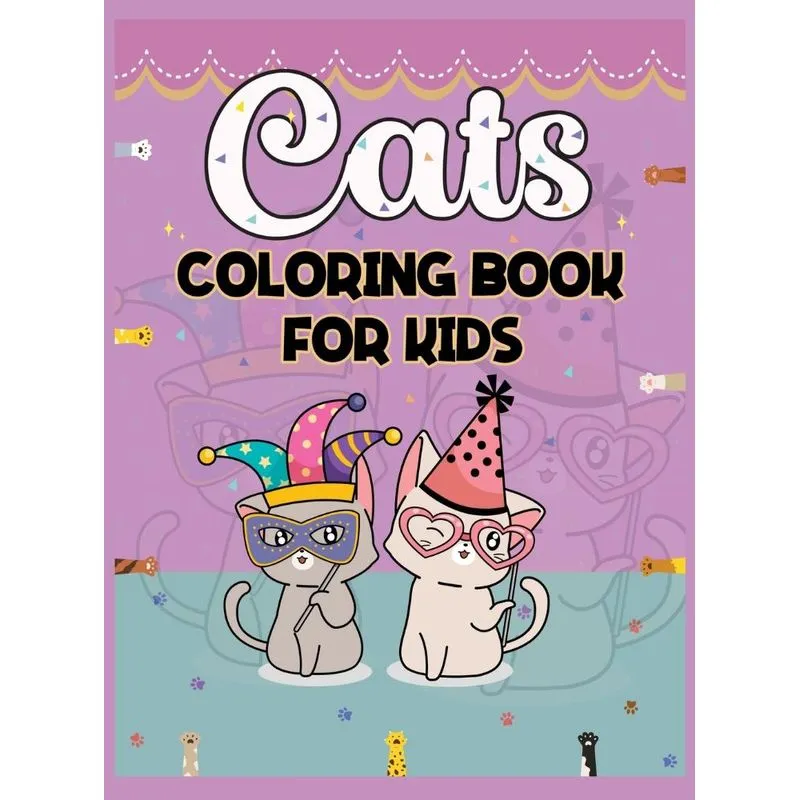 Cats Coloring Book For Kids
