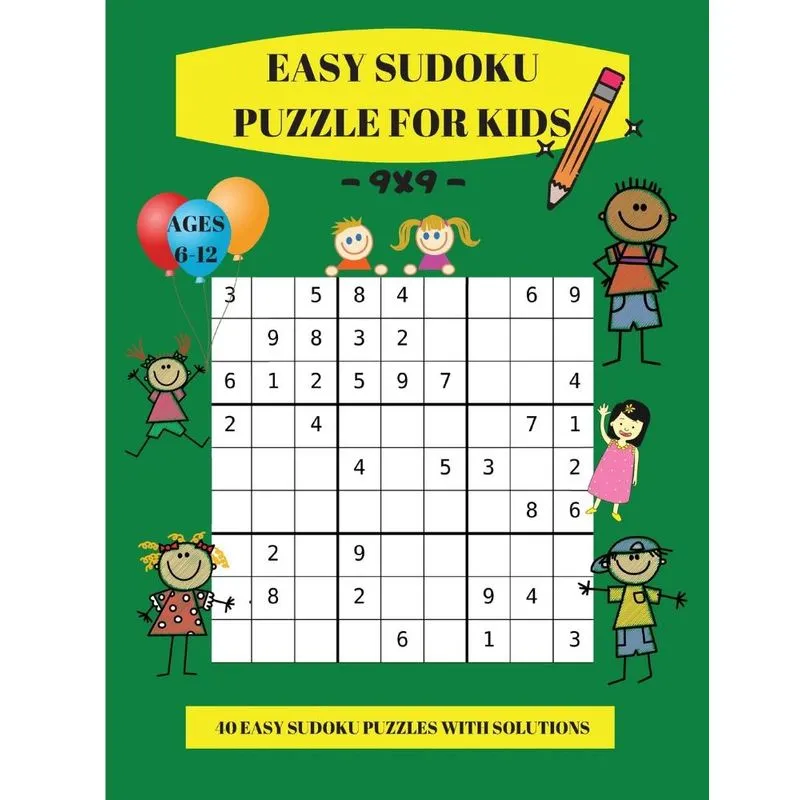 EASY SUDOKU PUZZLE FOR KIDS