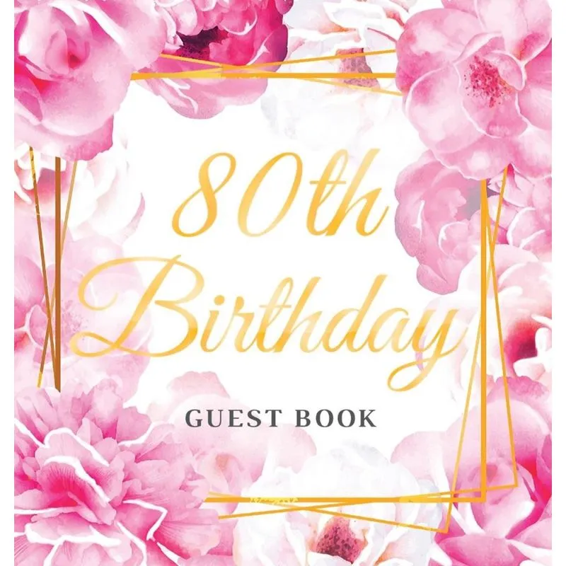 80th Birthday Guest Book