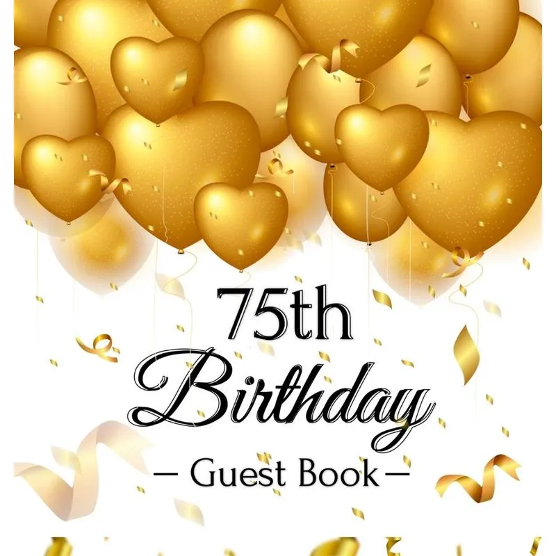 75th Birthday Guest Book