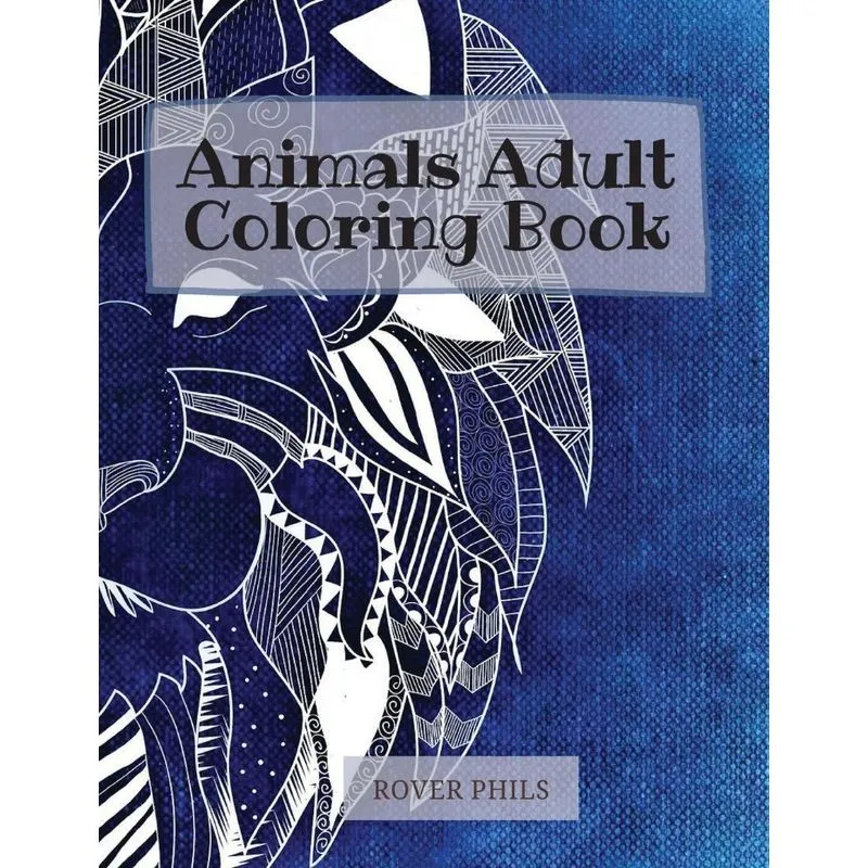 Animals Adult Coloring Book