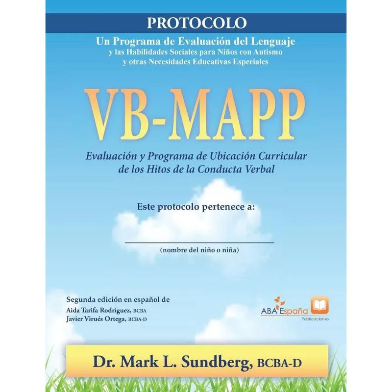 Livro vb-mapp, Evaluación y programa de ubicación curricular de los hitos de la conducta verbal