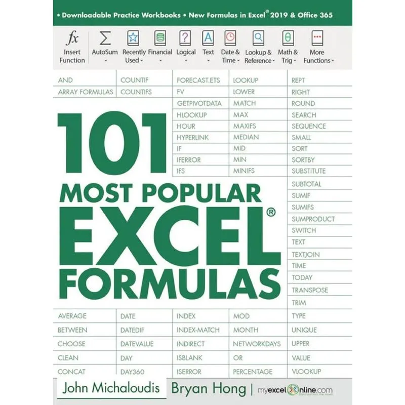 Livro 101 Most Popular Excel Formulas