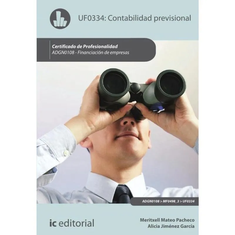 Contabilidad previsional. ADGN0108 - Financiación de Empresas - Espanhol