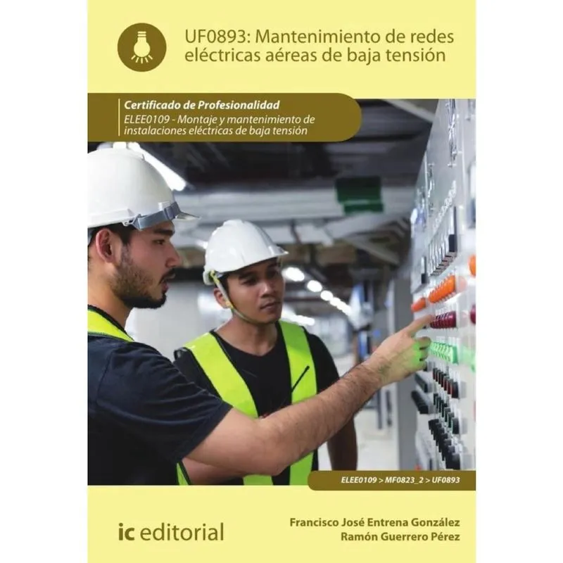 Mantenimiento de redes eléctricas aéreas de baja tensión. ELEE0109 - Montaje y mantenimiento de ins