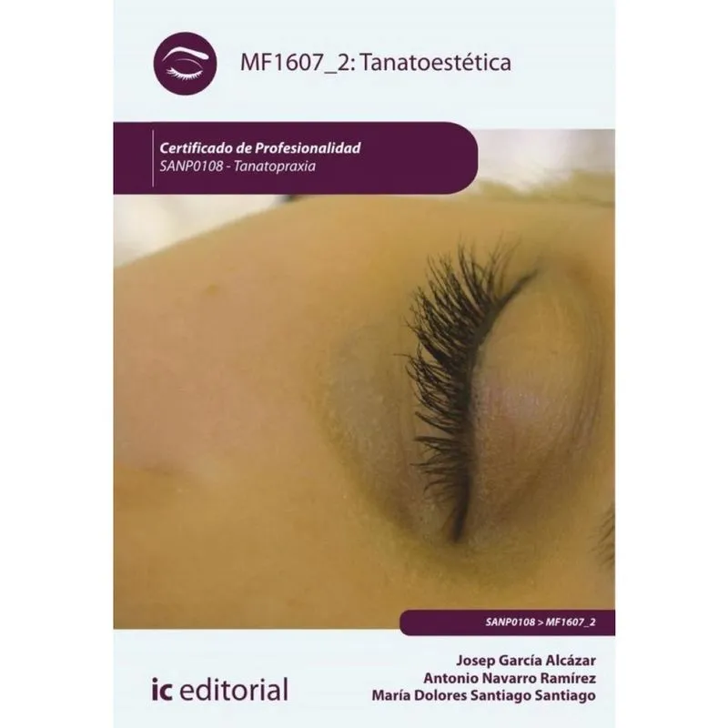 Tanatoestética. SANP0108 - Tanatopraxia - Espanhol