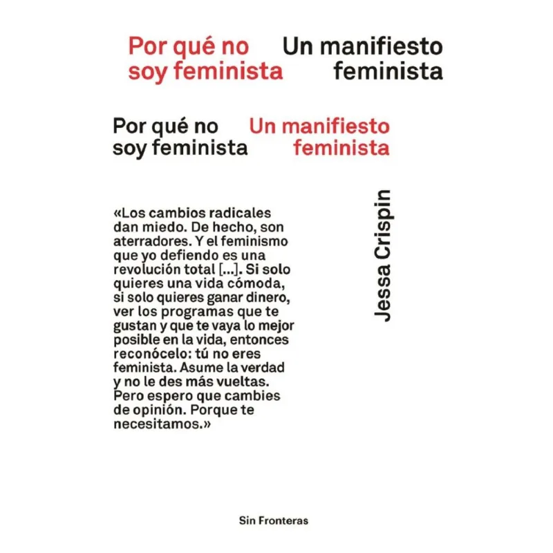 Por que no soy feminista Por qué no soy feminista