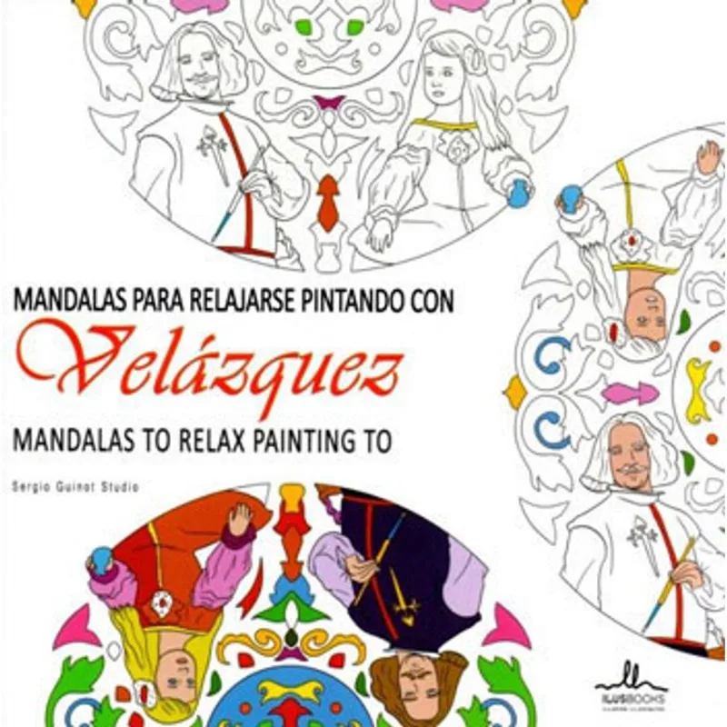 MANDALAS PARA RELAJARSE PINTANDO CON VELAZQUEZ - MANDALAS TO RELAX PAINTING TO VELÁZQUEZ