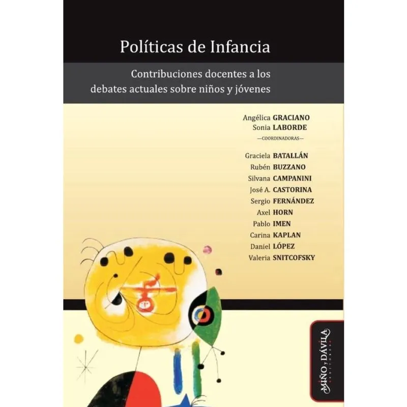Políticas de Infancia. - Espanhol