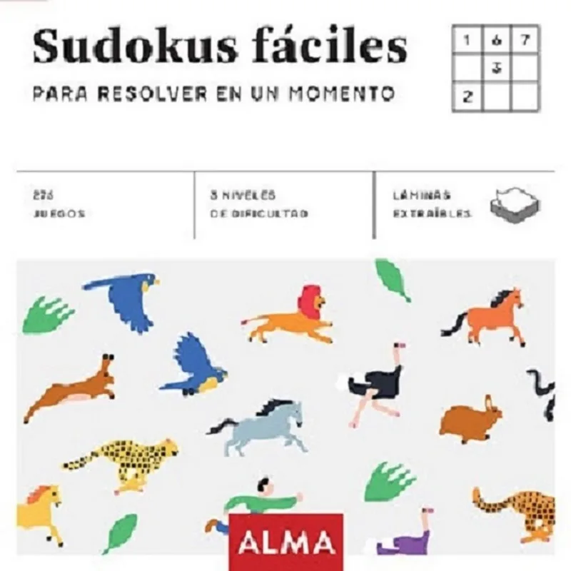 SUDOKUS FACILES, PARA RESOLVER EN UN MOMENTO