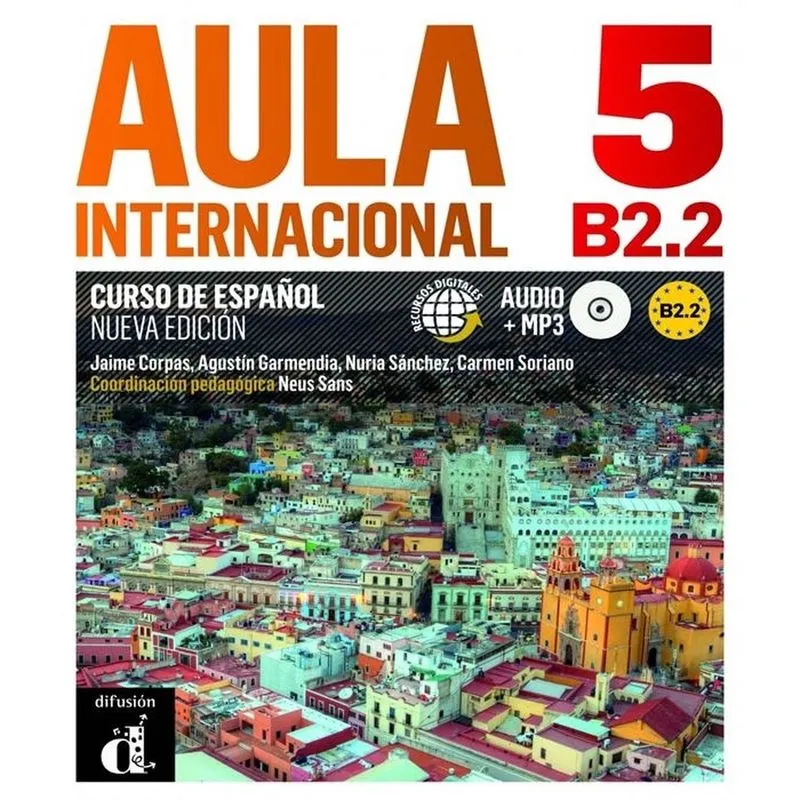 Aula internacional 5 : curso de espanol, B2.2 : recursos digitales audio + MP3