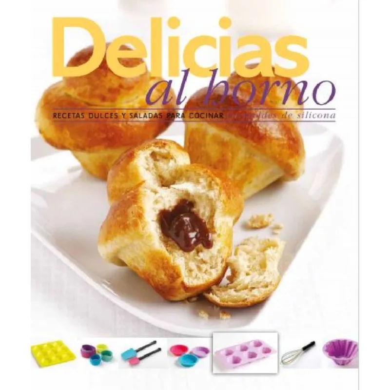 Libro Delicias al horno Molde para brioches, violeta