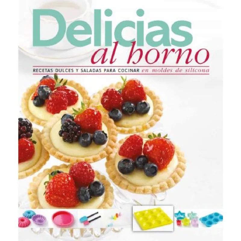 Libro Delicias al horno Moldes para 9 tartaletas