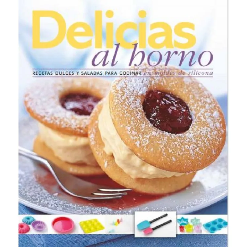 Libro Delicias al horno Espatula grande y pequeña