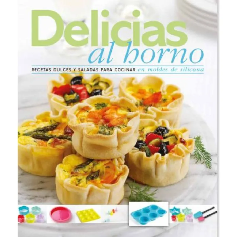 Libro Delicias al horno Bandeja onda para 6 tartaletas